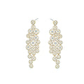 حلق فاخر بتصميم دائري Luxurious circular-design earrings