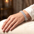 سوار بتصميم حلقات على شكل أوراق شجر Leaf Link Bracelet